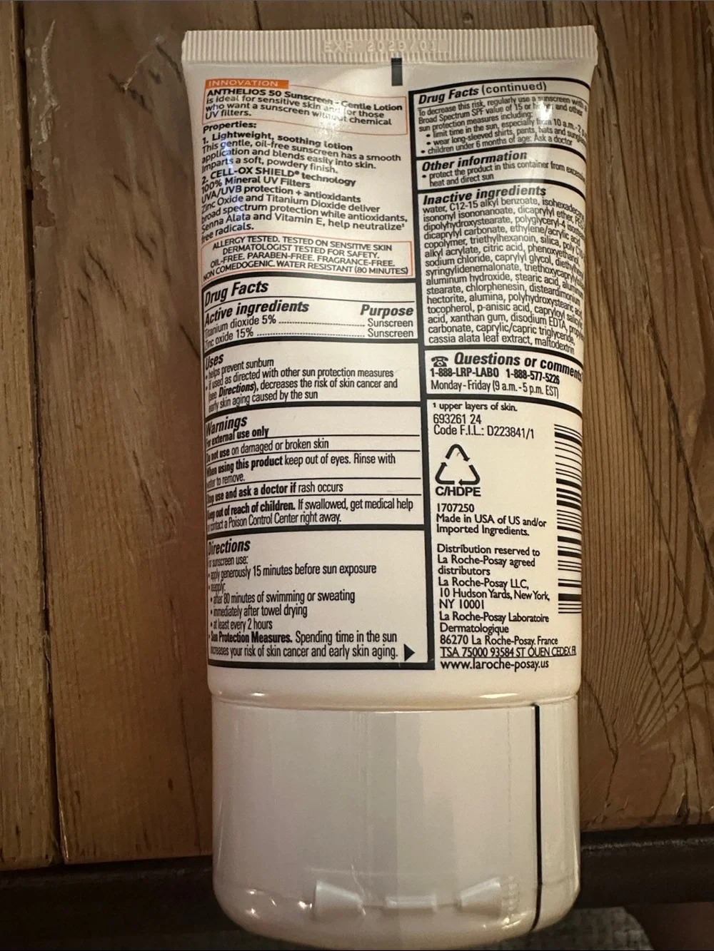 La Roche-Posay Anthelios 50 SPF Mineral Sunscreen